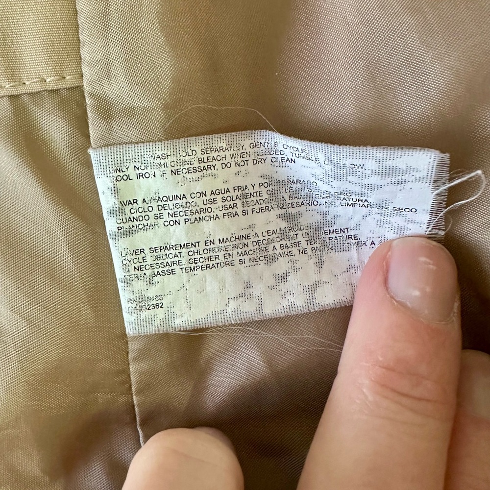 Nautica Classic Tan Trench Coat - Picture 6 of 9